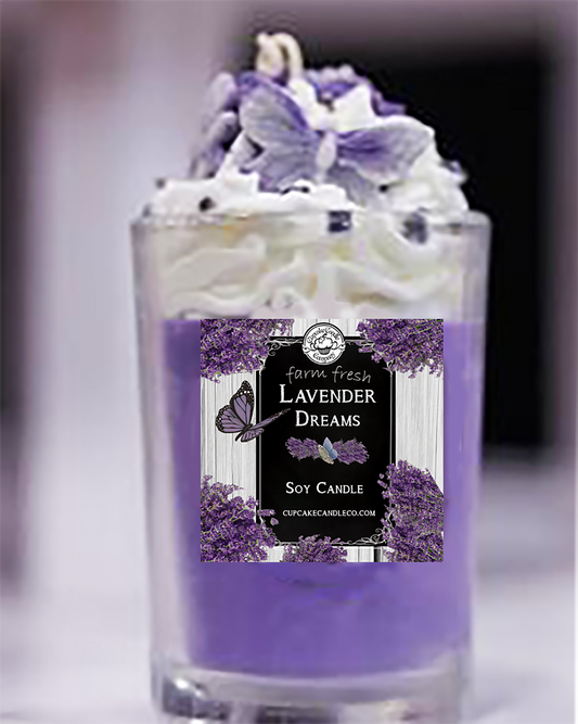 Farm Fresh Sequim Lavender Dreams Dessert Drink Candle