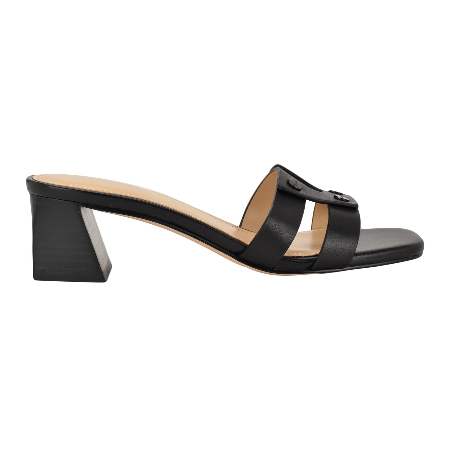 Calvin Klein Women's Andrae Black Leather 9 Medium