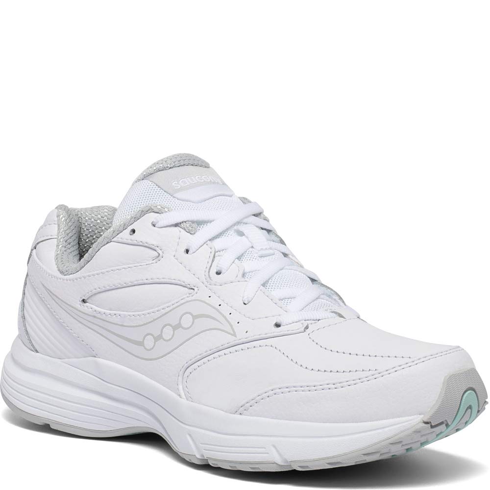 Saucony Women's Integrity Walker 3 Walking Shoes, White, 10 Wide