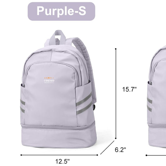 coofay Gym Backpack For Women Waterproof Sports Backpack With Shoe Compartment Lightweight Travel Backpacks Small Gym Bag Dance Volleyball Backpacks