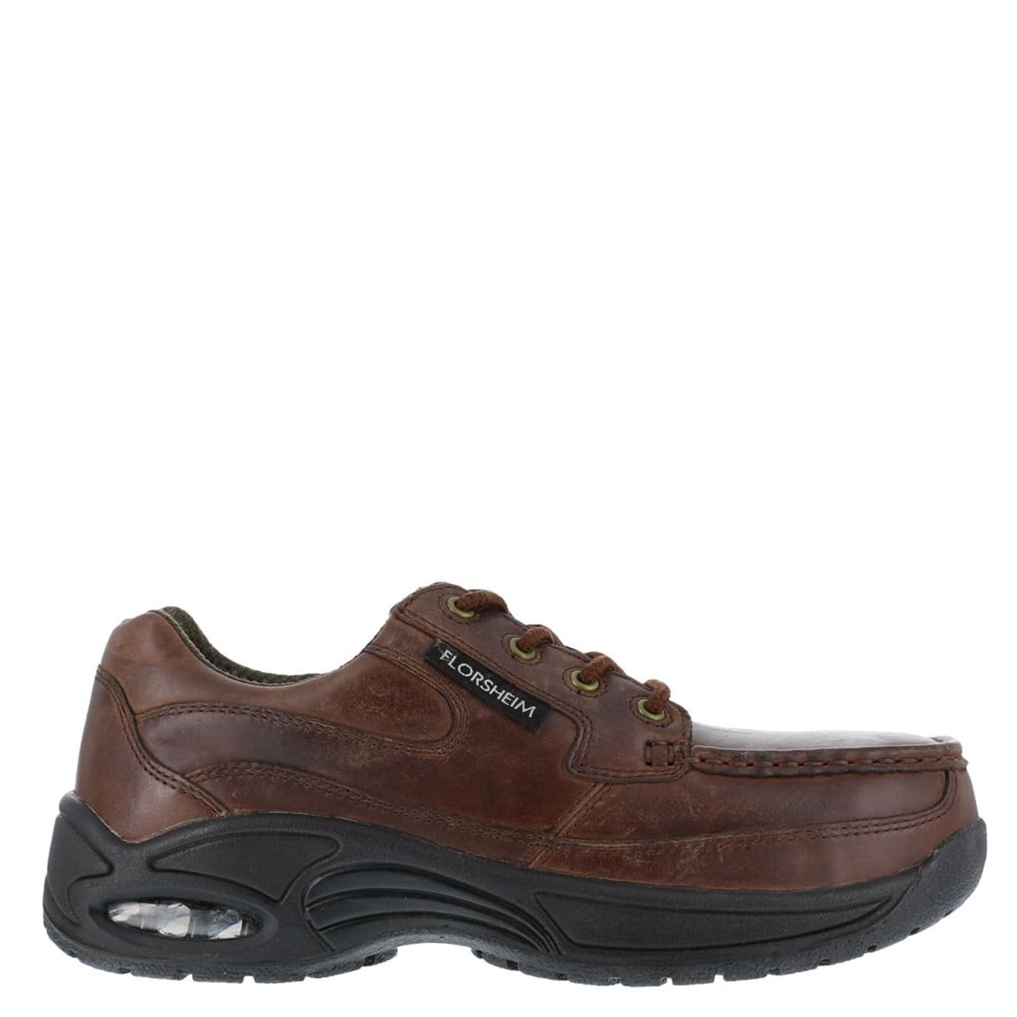 Florsheim Work Polaris Men's Oxford, 10 3E US, Copper