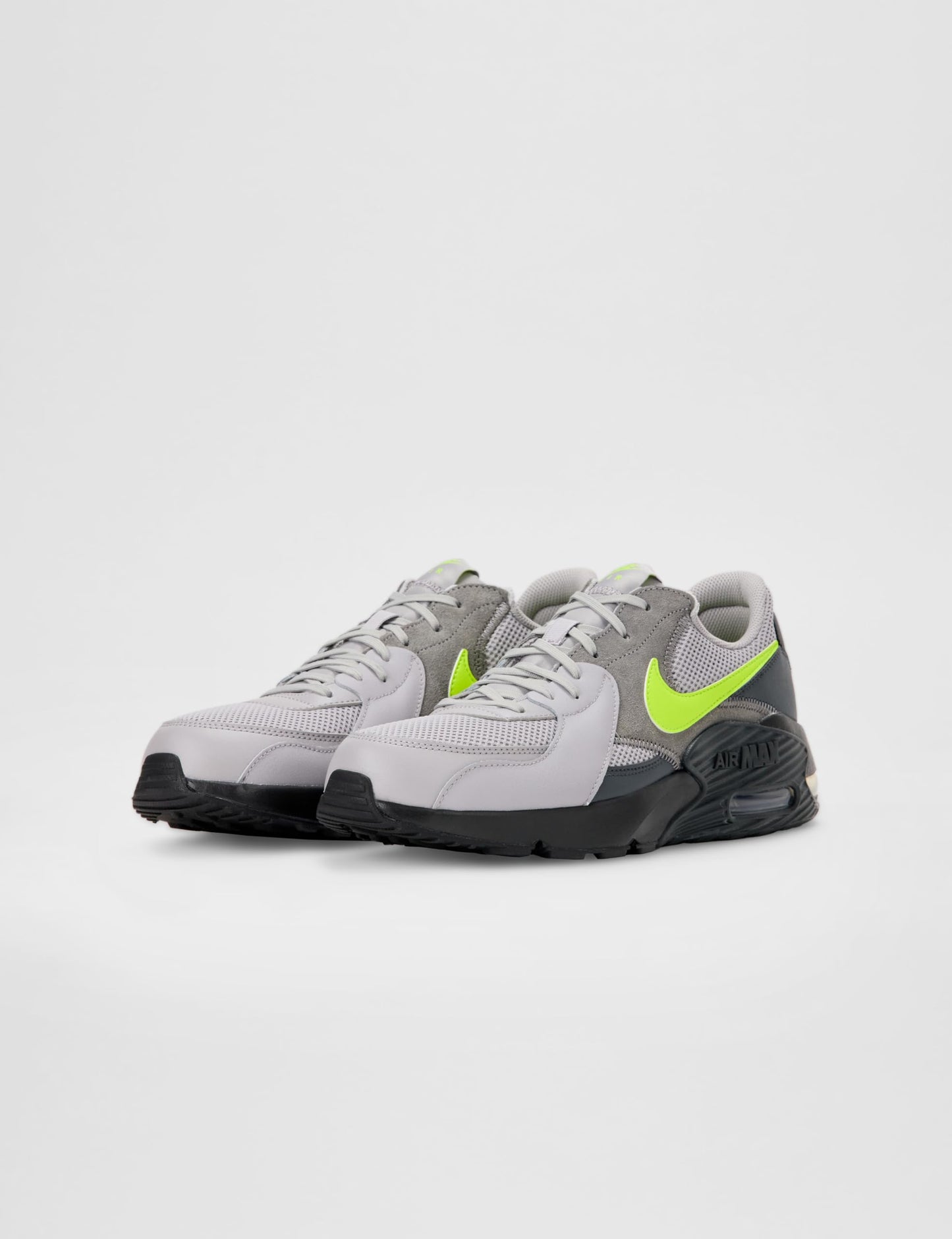 Nike Men's Air Max Excee Shoes, Atmosphere Grey/Neon Yellow-Anthracite, 13