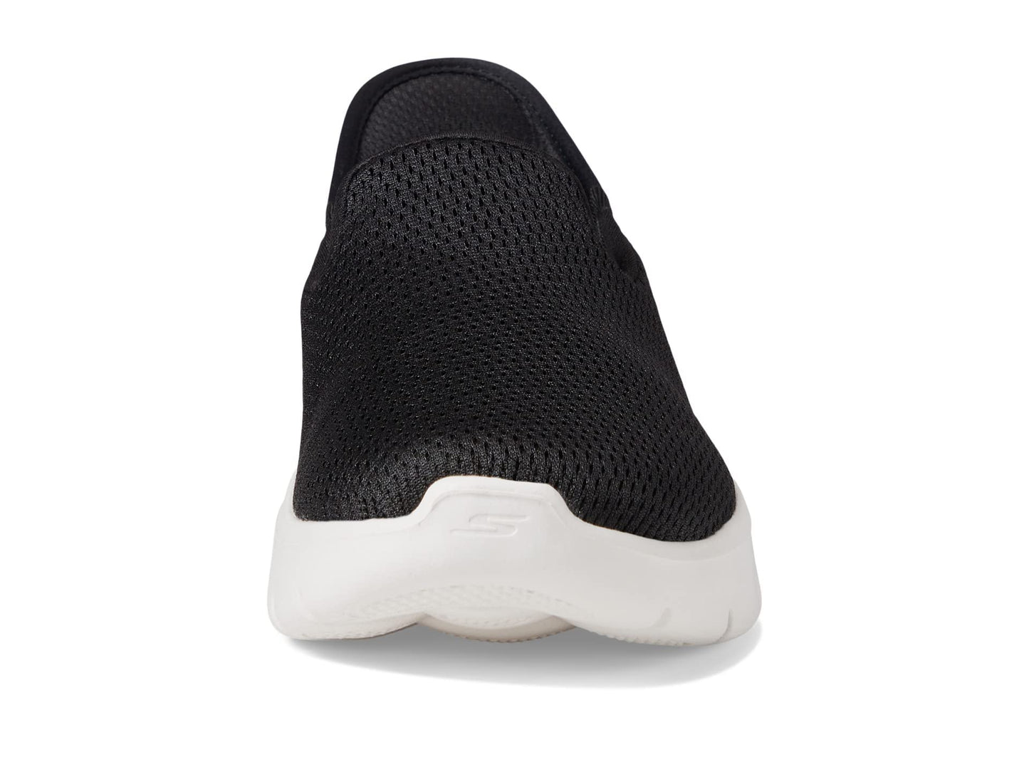 Skechers Women's Hands Free Slip-Ins Go Walk Flex-Relish Sneaker, Black/White, 8