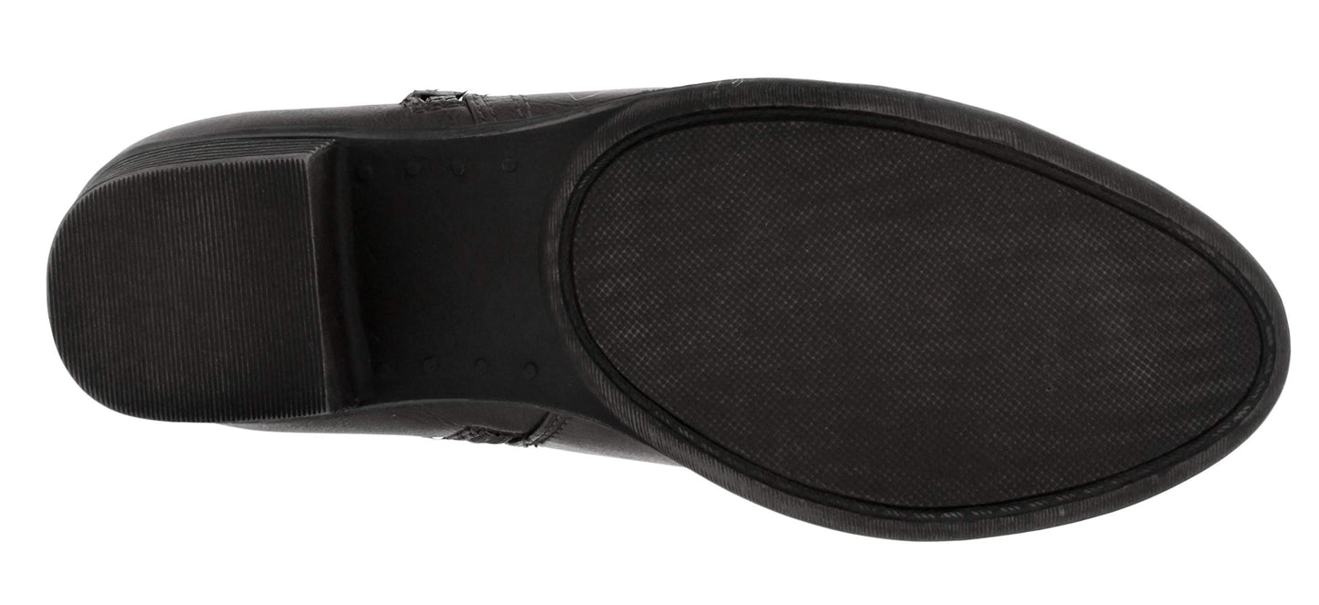 LONDON FOG Women's Tina Ankle Bootie Black 6.5