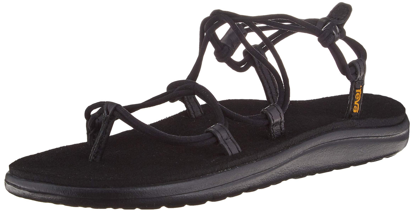 Teva Women's Voya Infinity Sandal, Black, 10