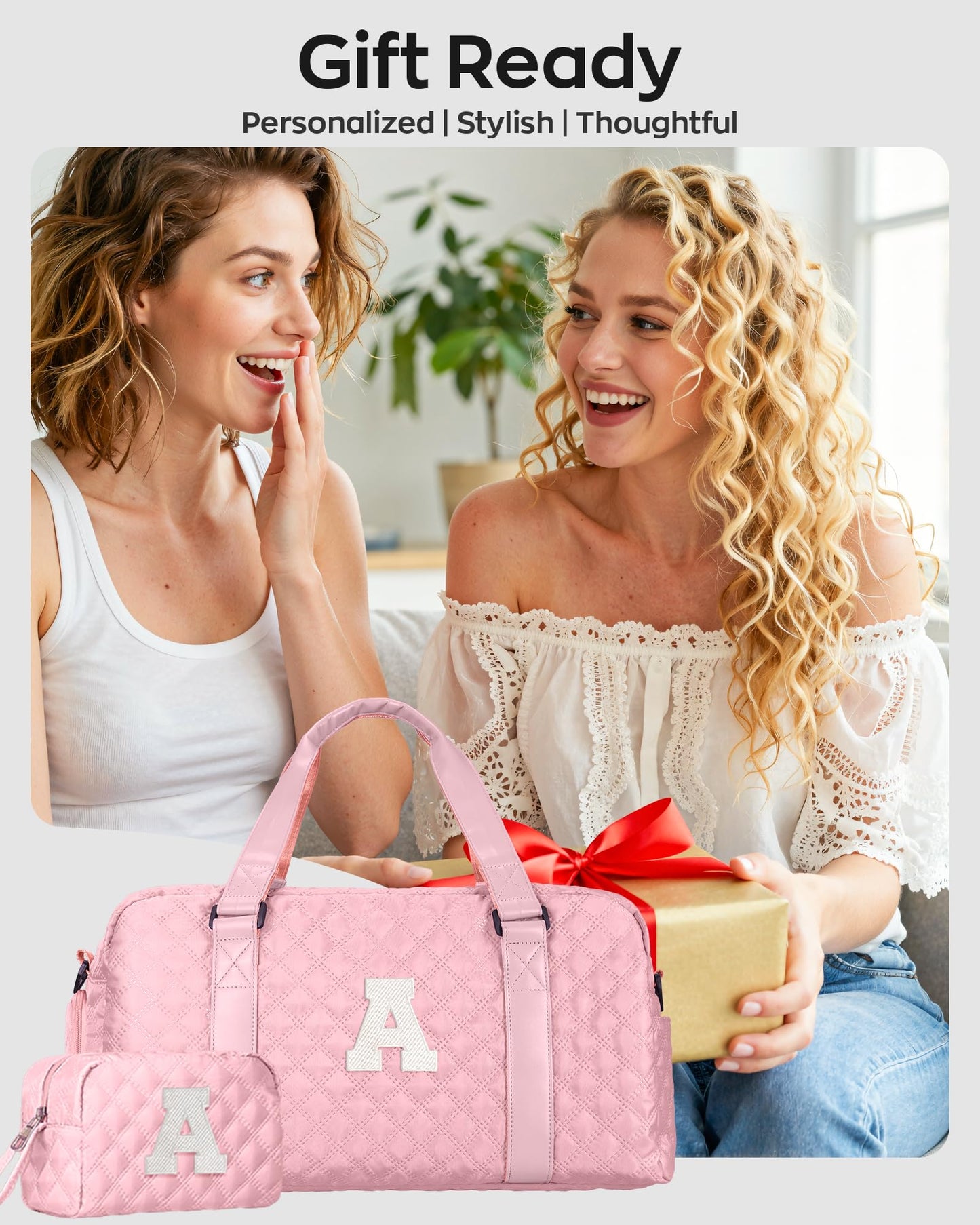 READ DESCRIPTION Personalized Travel Duffle Bag: Weekender Dance Cheer bag with Shoe Compartment