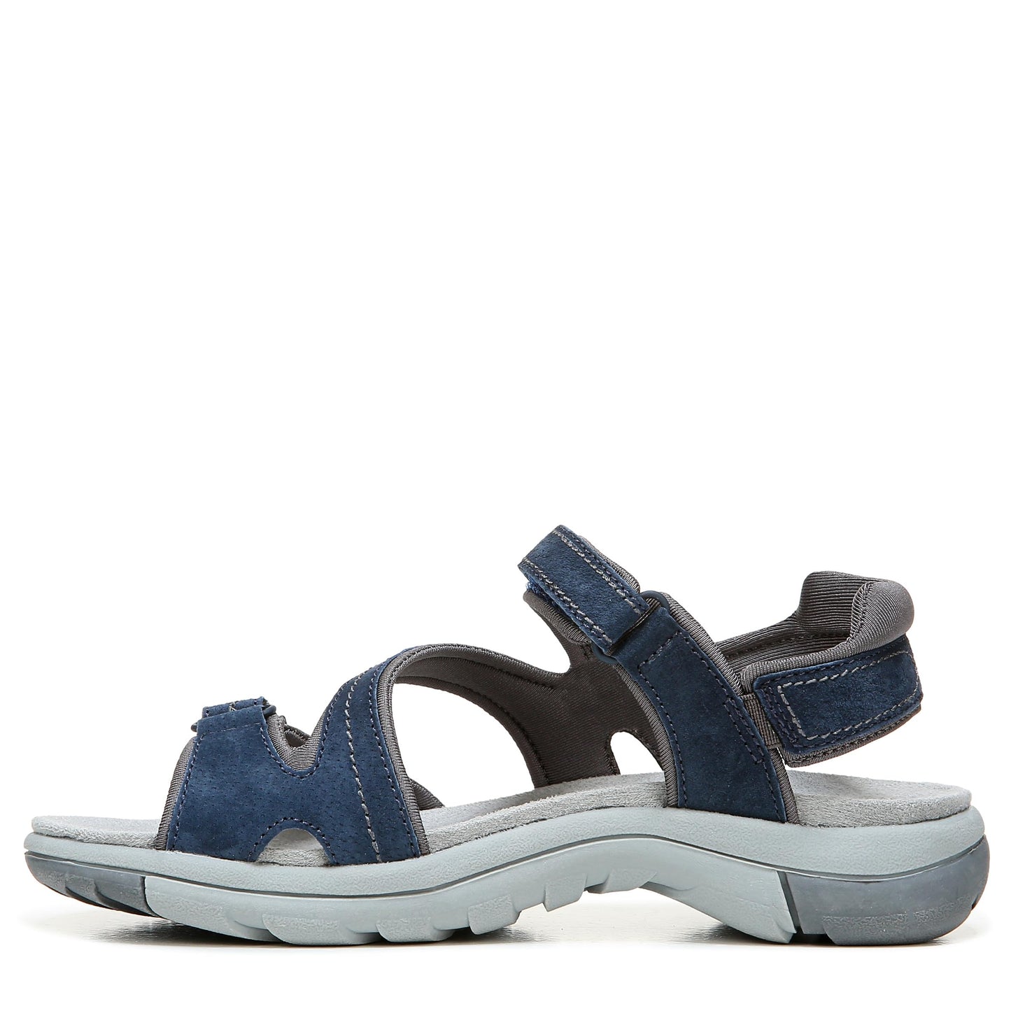 Dr. Scholl's Shoes Women's Adelle Sporty Adjustable Footbed Sandal,Elegant Navy Suede,9