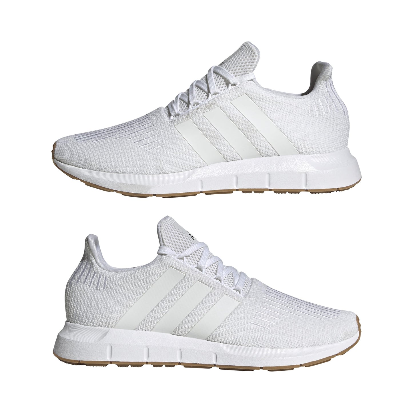 adidas Mens Swift Run White/White/Core Black 11