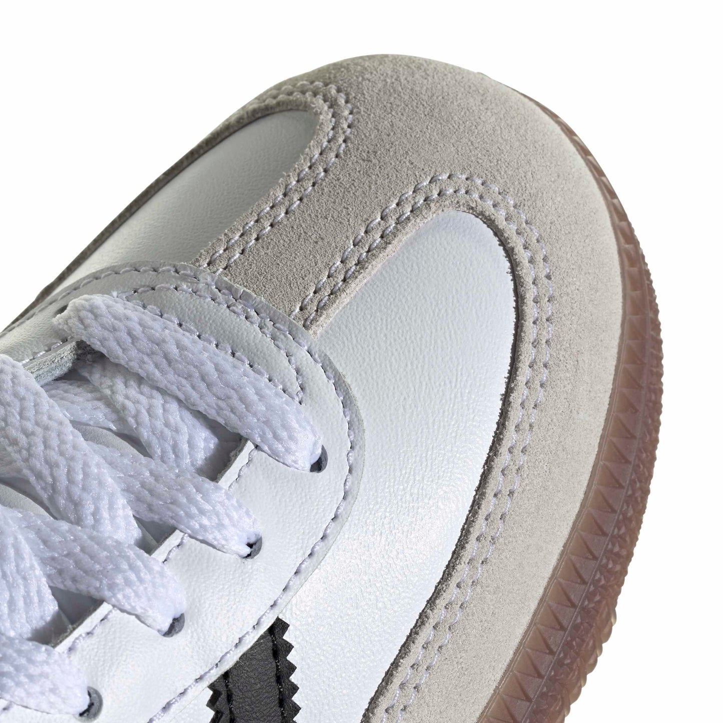 Adidas Unisex-Kids Samba Indoor, White/None/None, 5.5