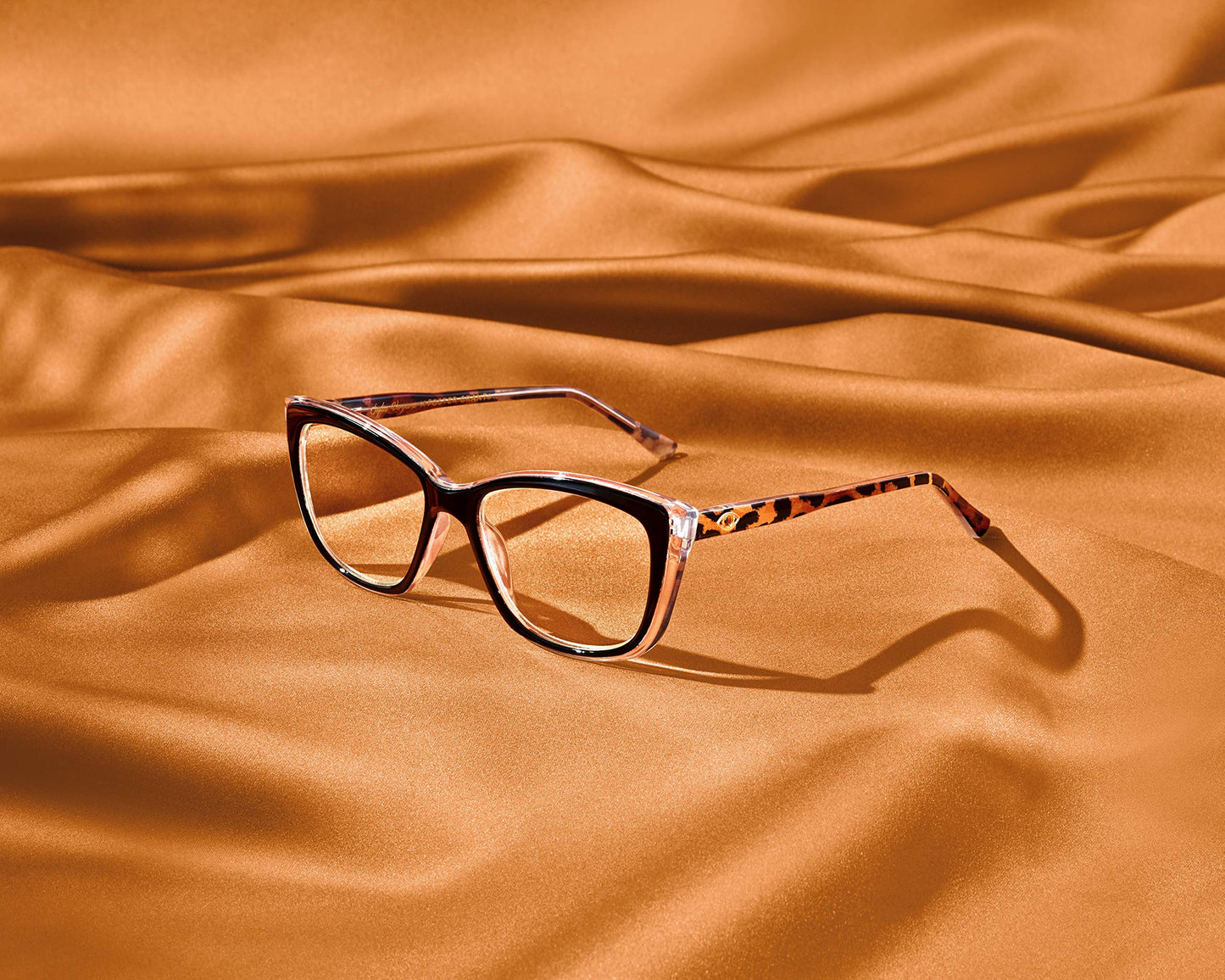 Foster Grant Sofia Vergara x Gloria Reading Glasses, Black and Leopard, 51 mm