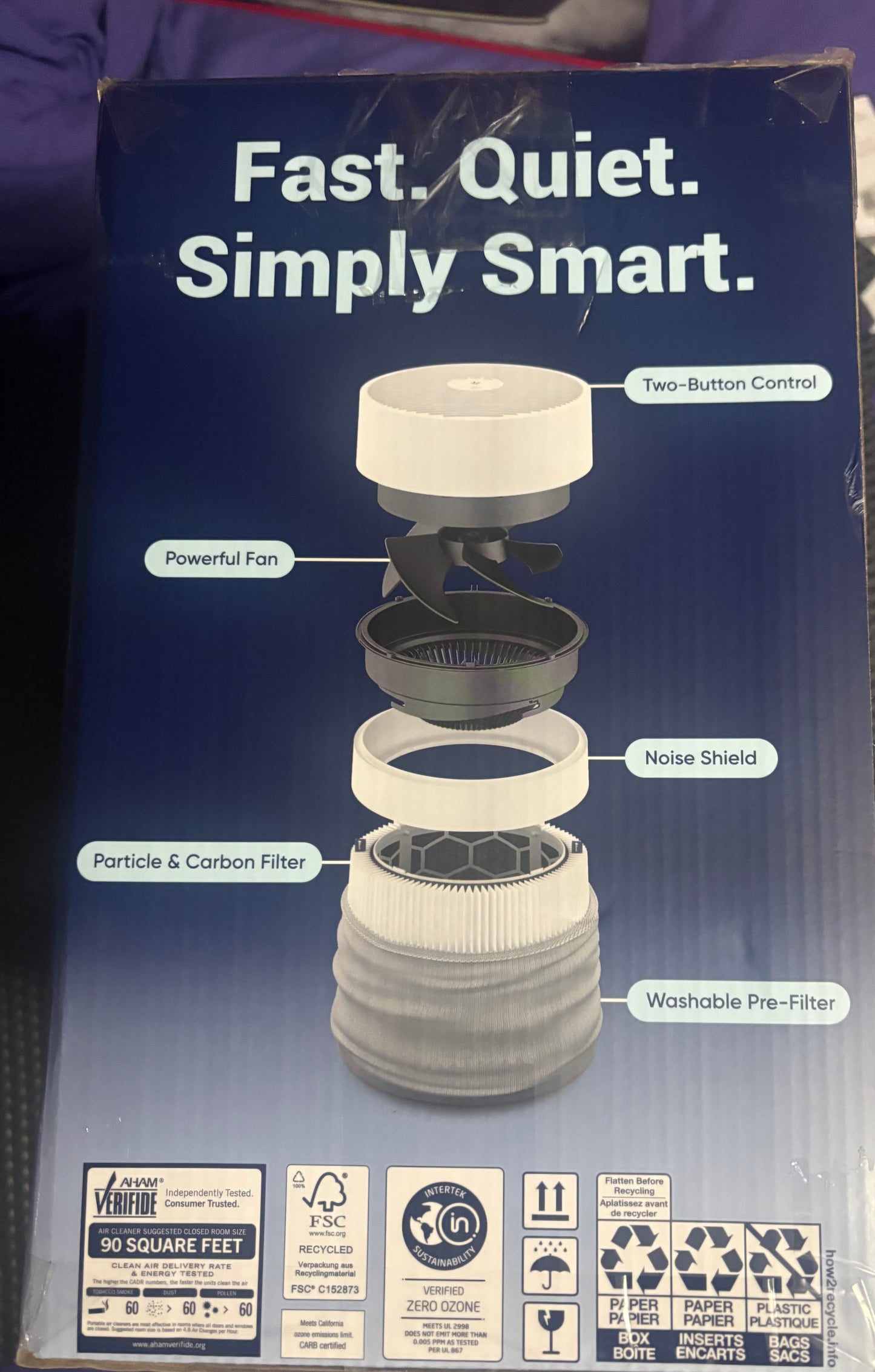 Blue Pure Mini Max Air Purifier, 2-pack By Blueair