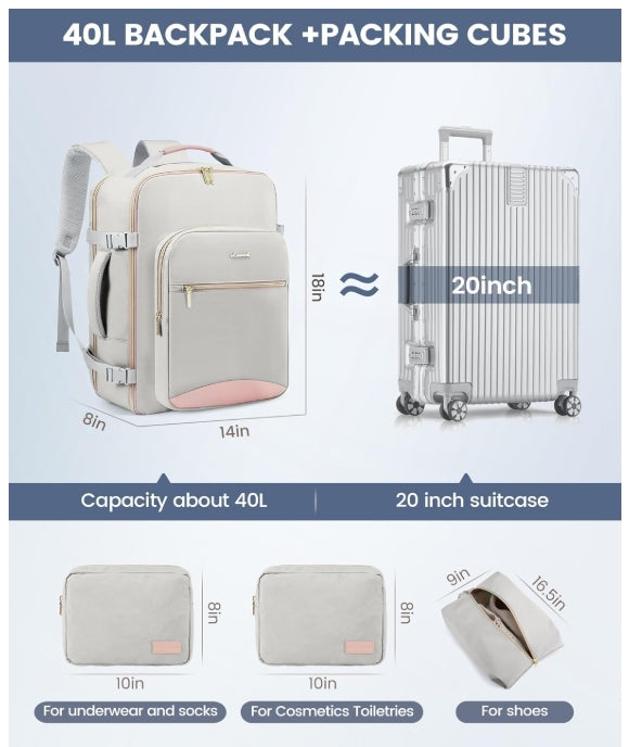 LOVEVOOK Travel Backpack
