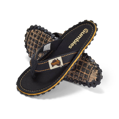 Islander Flip-Flops - Classic Black: US10