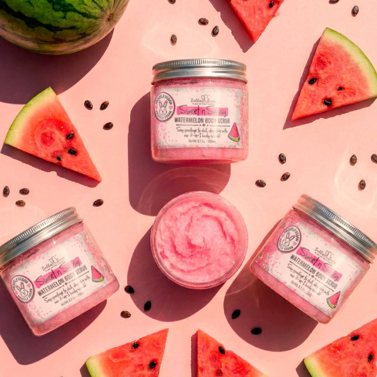 Sweet 'n' Sassy Watermelon Body Scrub | Wash | Moisturizer