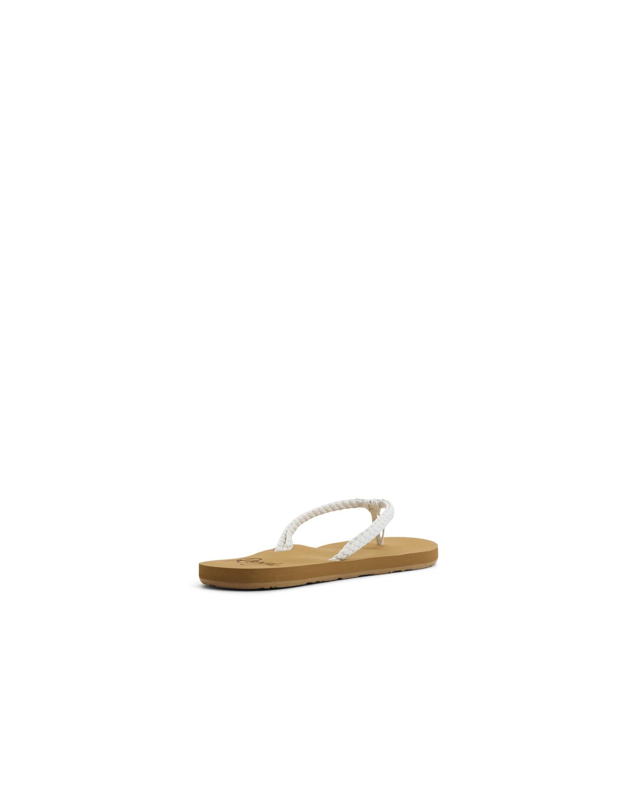 Roxy Women's Costas Flip Flop, White/Tan, 8