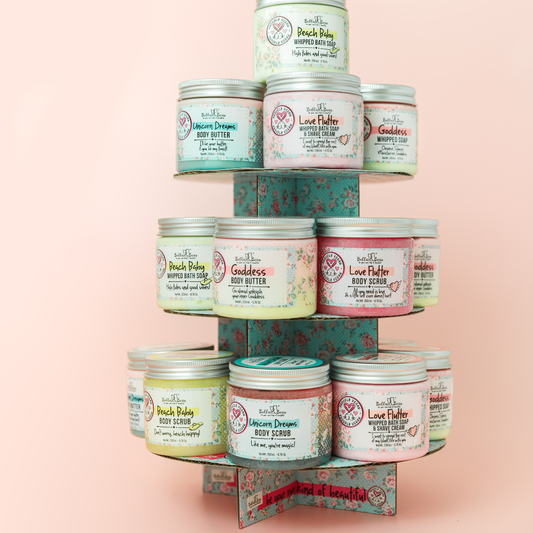 6.7oz Love Flutter Whipped Soap & Shave Cream | Moisturizer