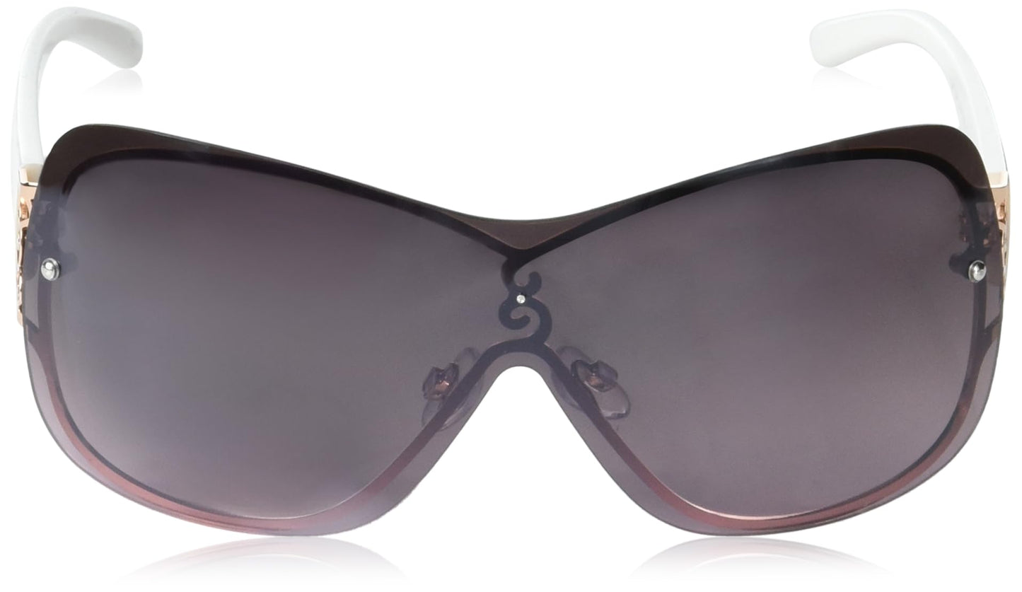 Southpole Women's 1077SP Shield UV400 Protective Rectangular Sunglasses. Cool Gifts for Her, 133 mm