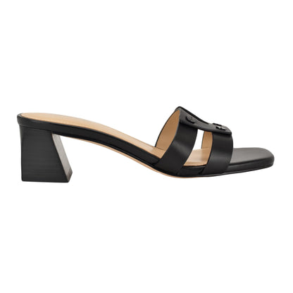 Calvin Klein Women's Andrae Black Leather 9 Medium