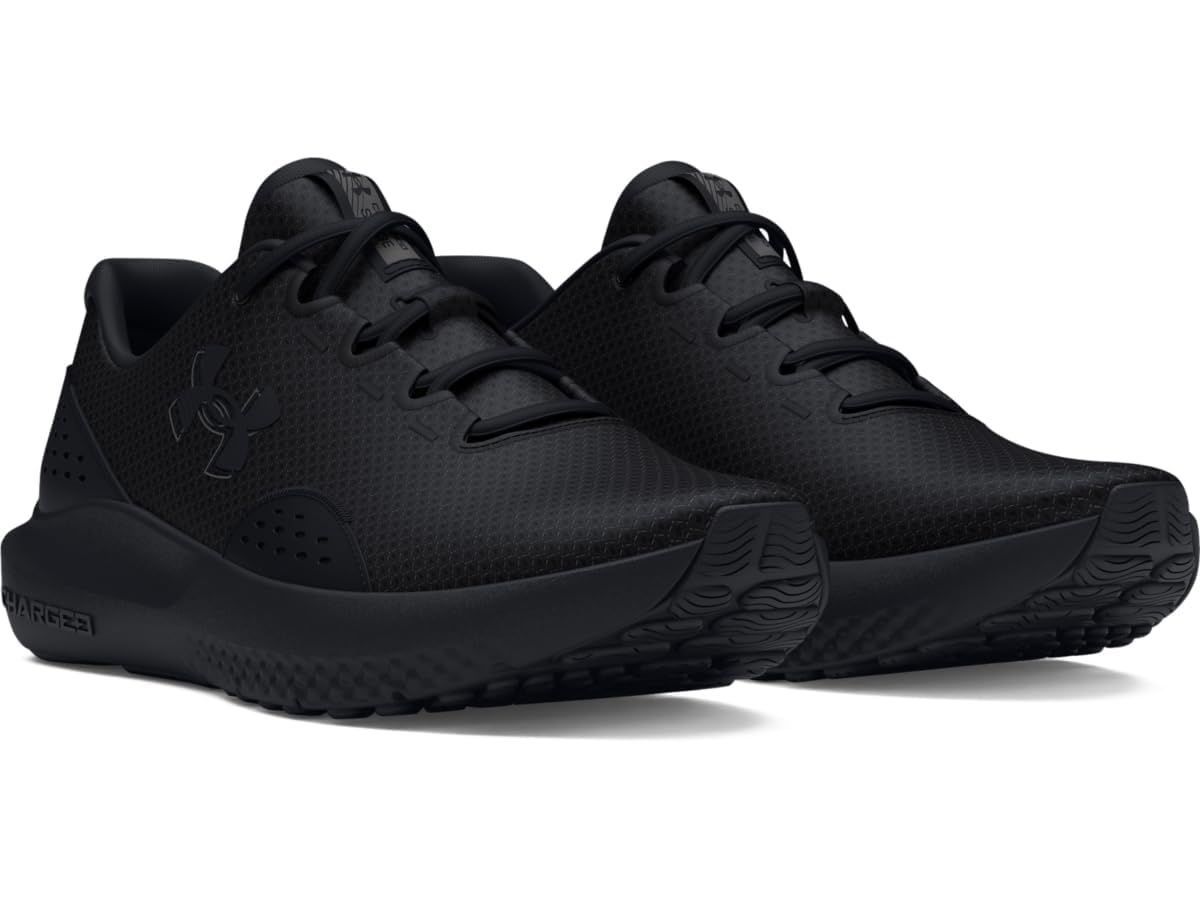 Under Armour Men's Charged Surge 4, (002) Black/Black/Black, 11.5, US