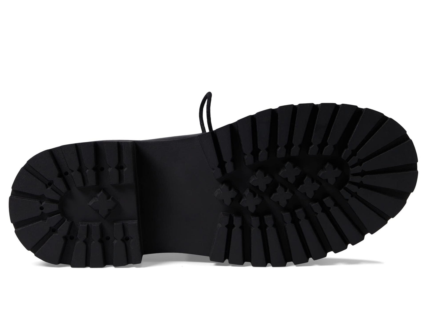 Steve Madden Women's Landon Mary Jane Flat, Black Leather, 9