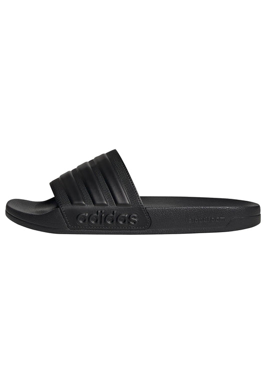 adidas Unisex Shower Slide Sandal, Core Black/Core Black/Core Black, 11 US Men