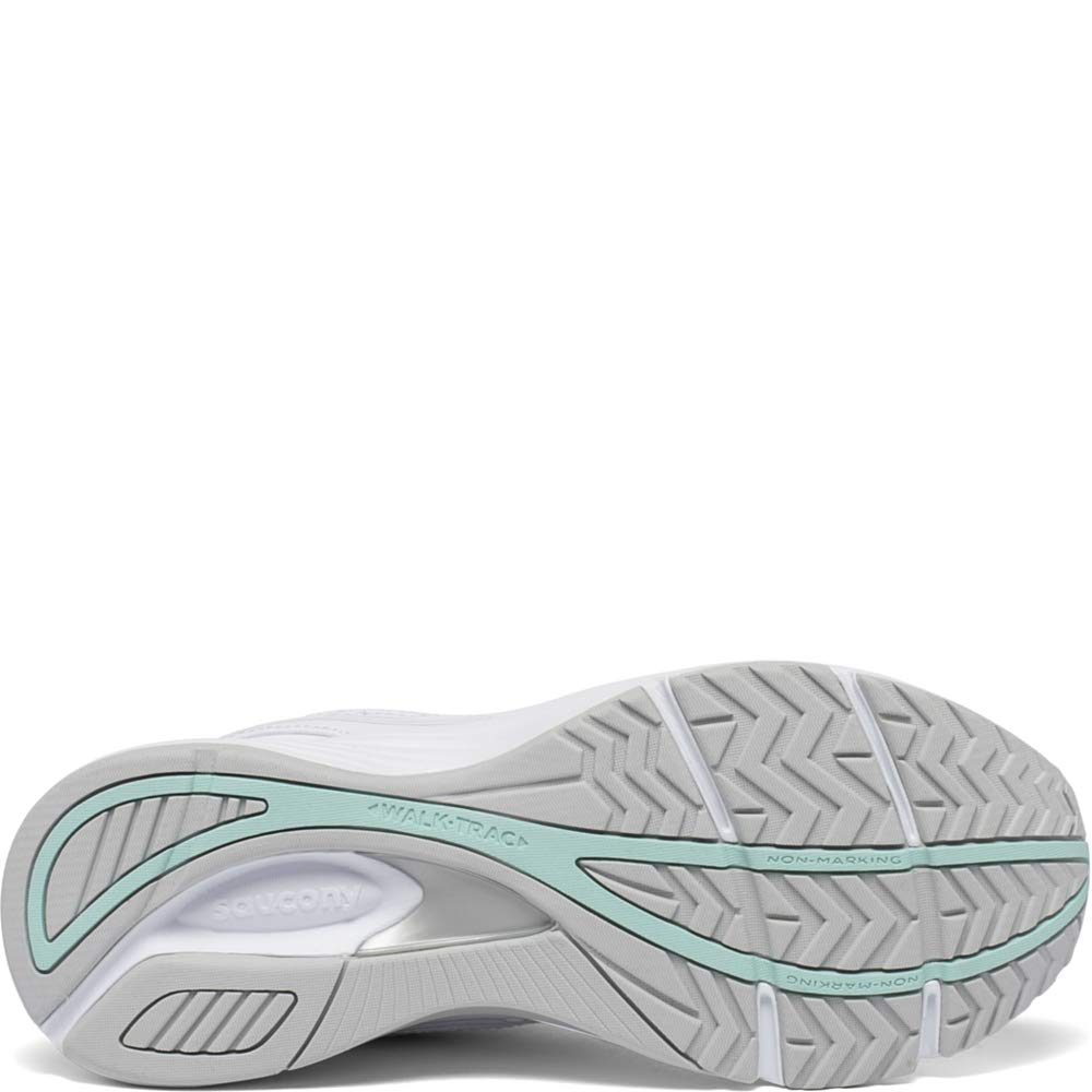 Saucony Women's Integrity Walker 3 Walking Shoes, White, 10 Wide