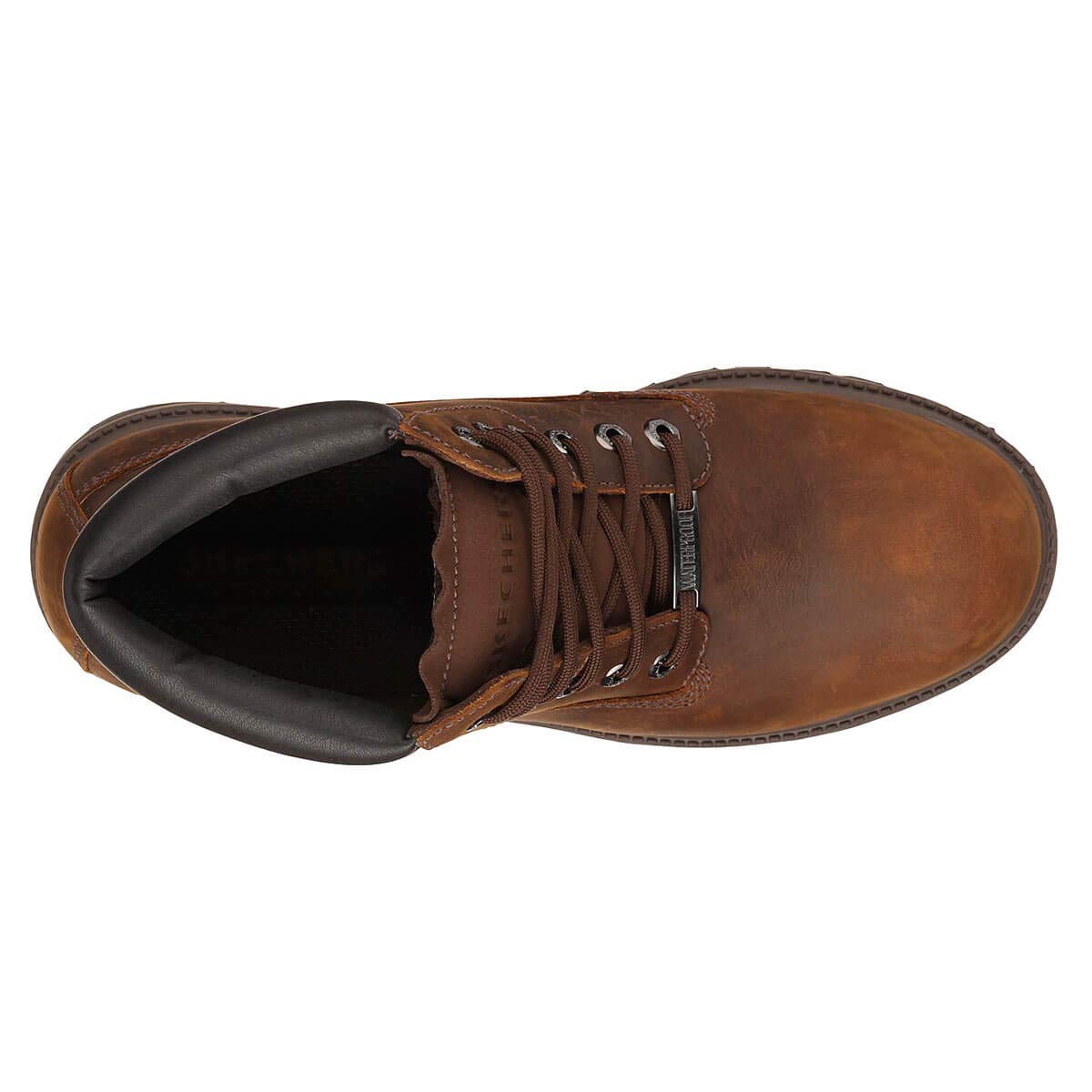 Skechers Men's Sergeants Verdict Chukka Boot, Dark Brown, 13