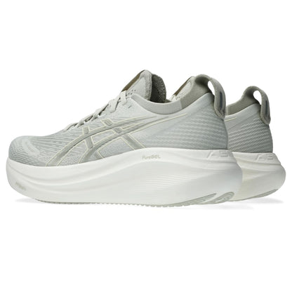 ASICS Women's Gel-Nimbus 27 Running Shoes, 6.5, Lake Grey/White SAGE
