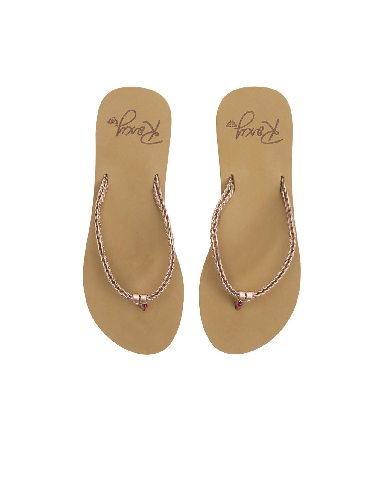 Roxy Women's Costas Flip Flop, Rose Gold, 7