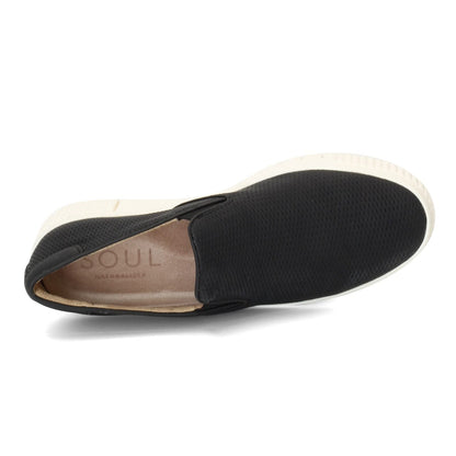 Naturalizer Women's Natural Soul, Tia Platform Sneaker Black 8.5 W