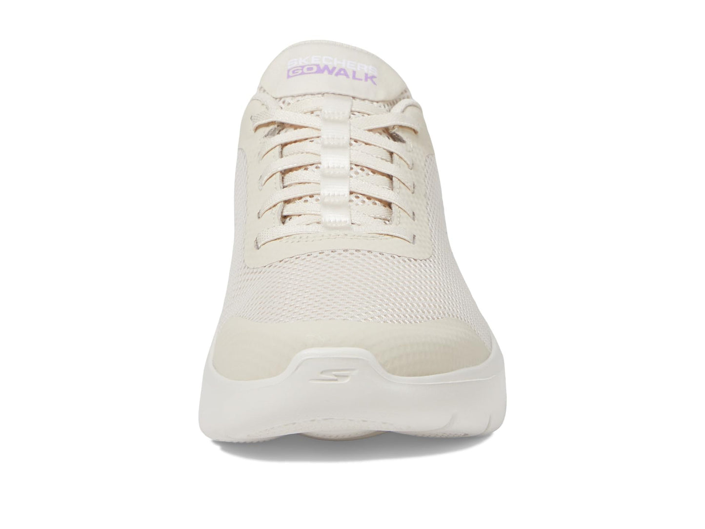 Skechers Women's Go Walk Flex Hands Free Slip-Ins - Grand Entry Sneaker, Off White, 8.5 US