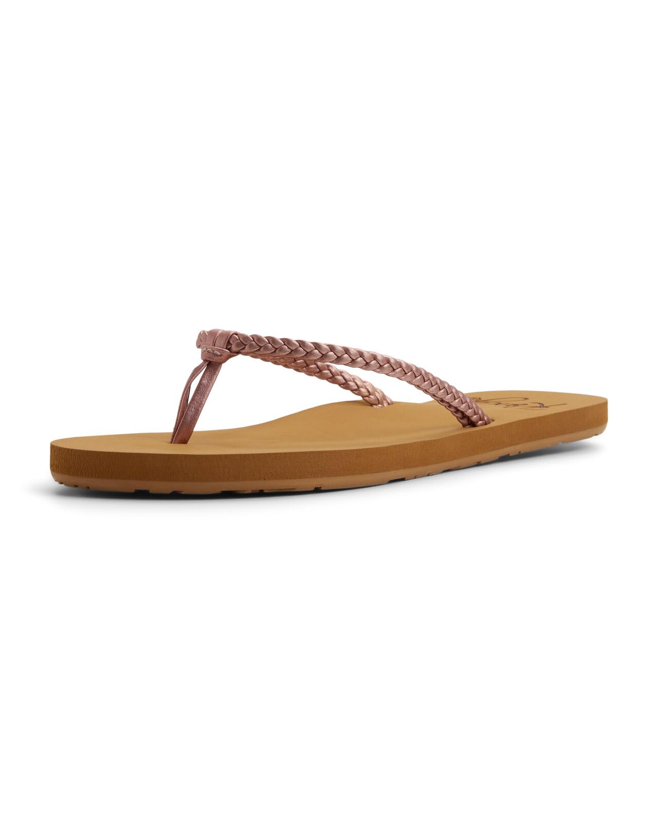 Roxy Women's Costas Flip Flop, Rose Gold, 7