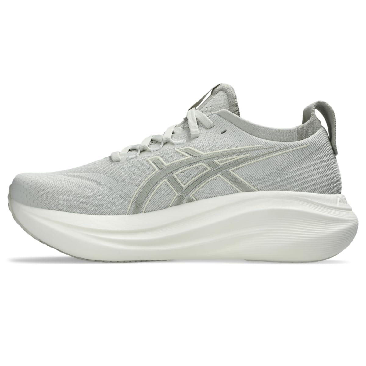 ASICS Women's Gel-Nimbus 27 Running Shoes, 6.5, Lake Grey/White SAGE