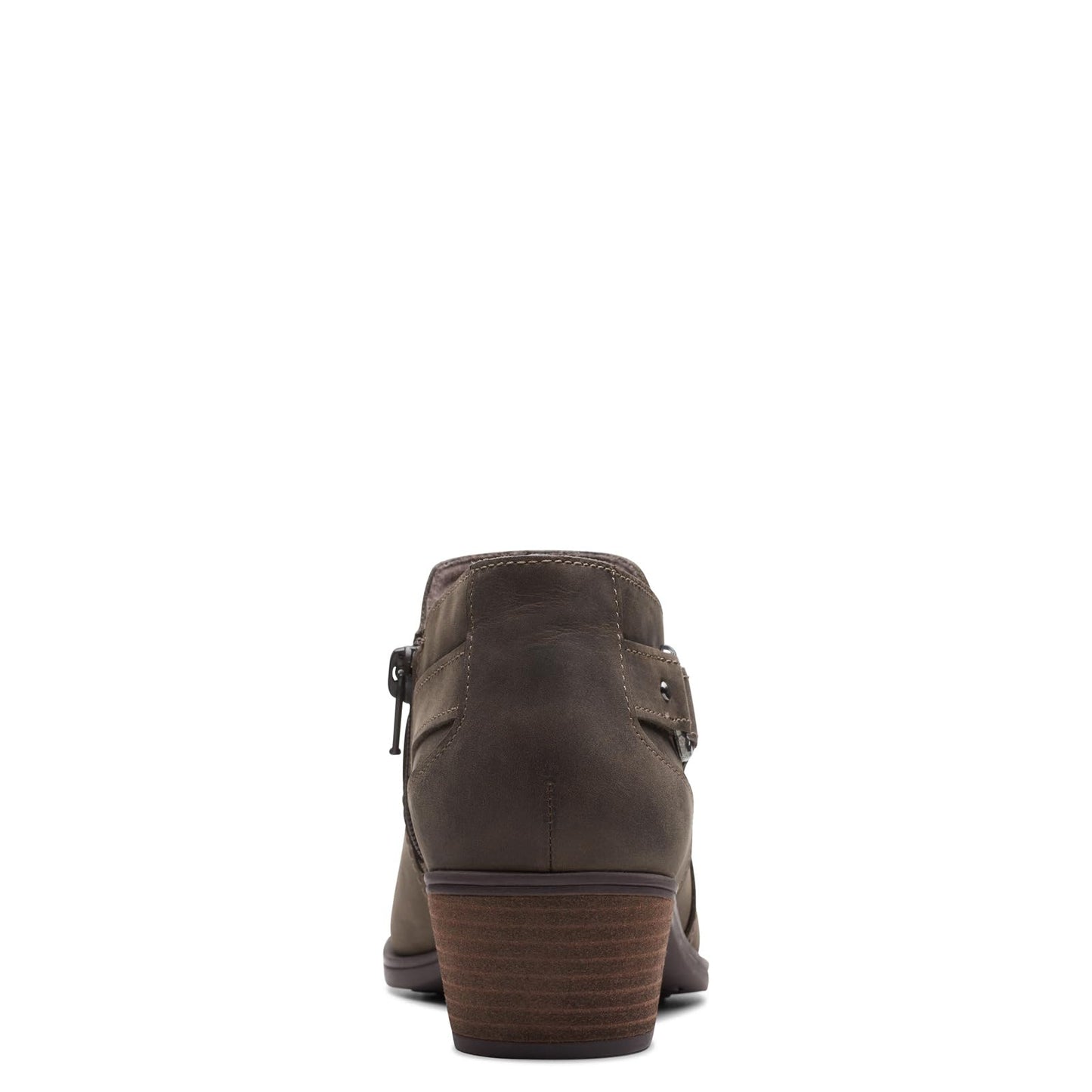 Clarks Women's Charlten Grace Ankle Boot, Taupe Oily Leather, 7 Medium US