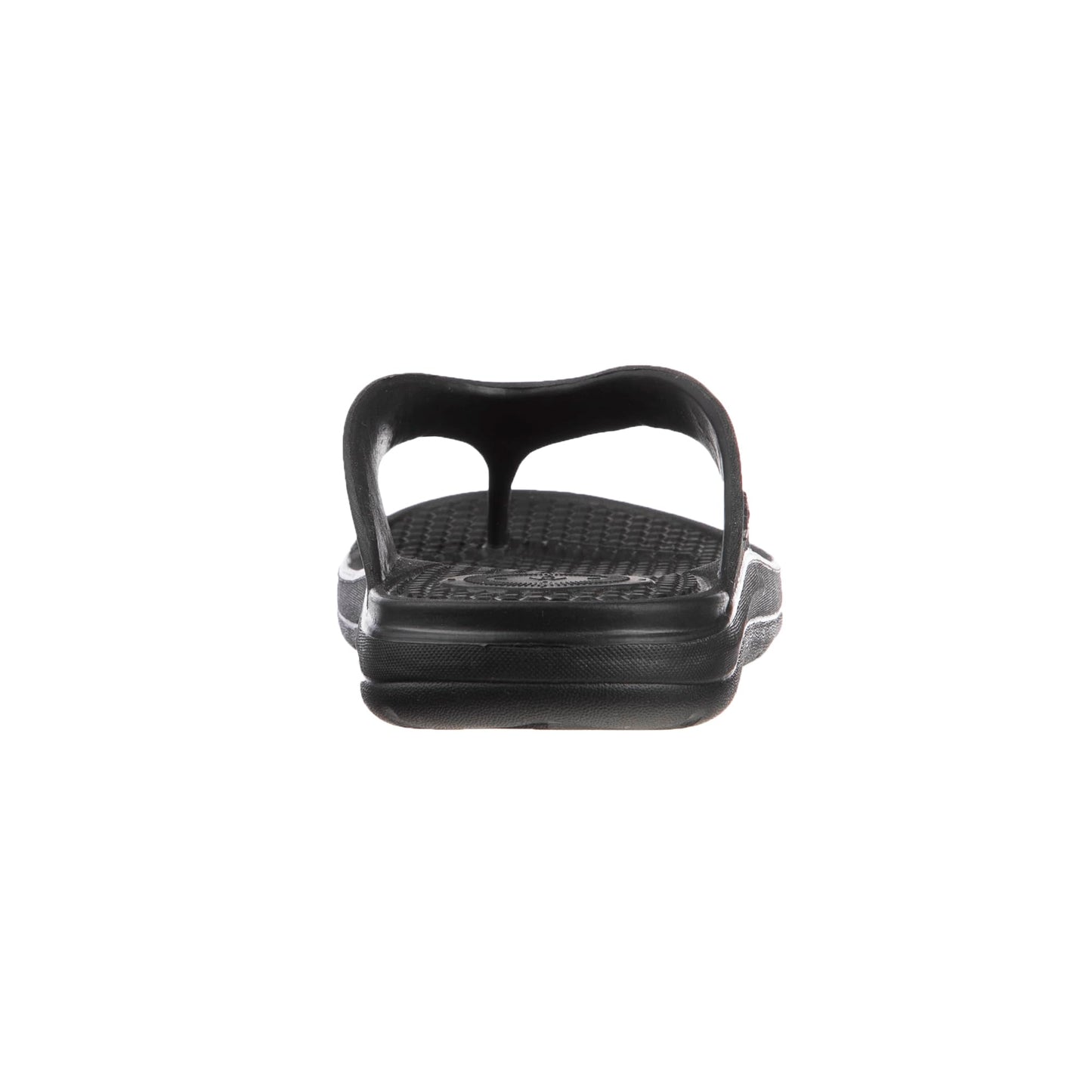 totes Men's Everywear Lightweight Waterproof Contoured Ara Flip Flop Sandal, Black, 13 US