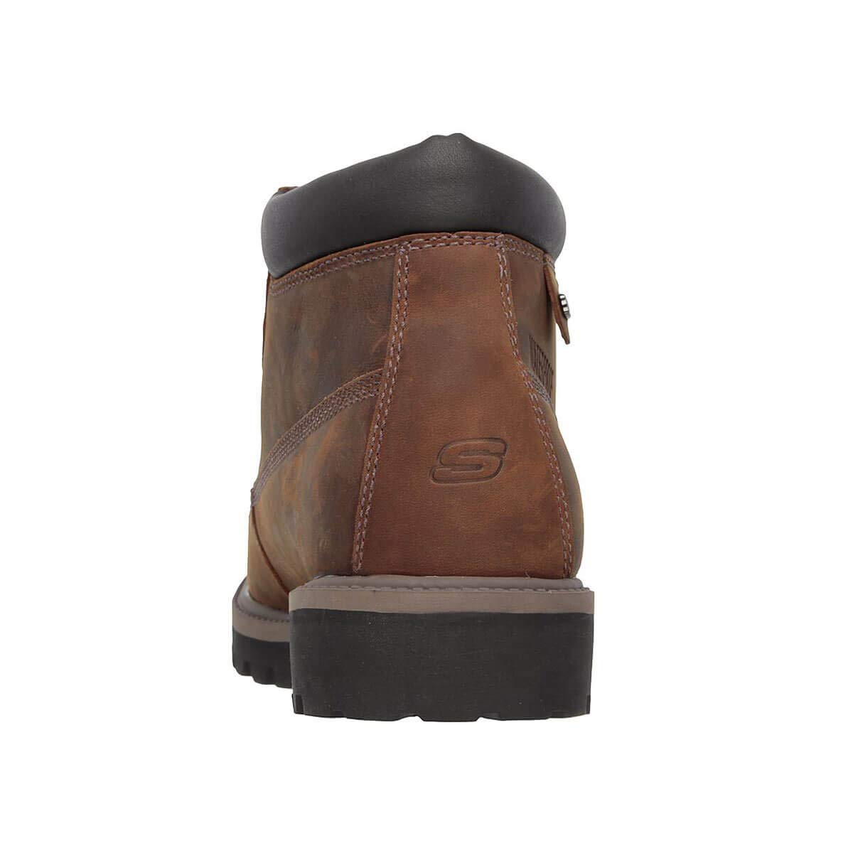 Skechers Men's Sergeants Verdict Chukka Boot, Dark Brown, 13