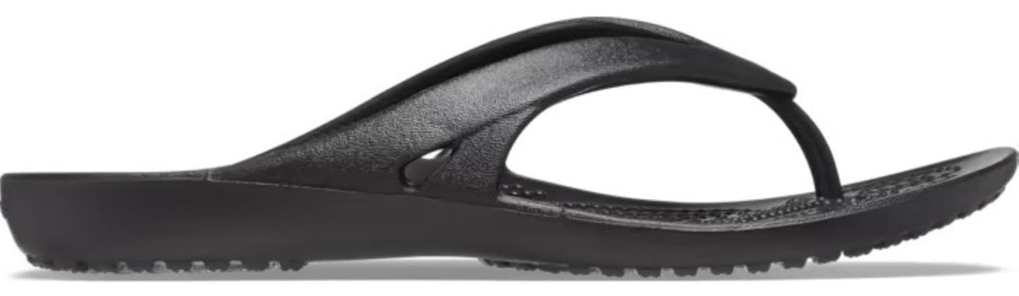 Crocs Women's Kadee II Flip Flops, Black, 8 M