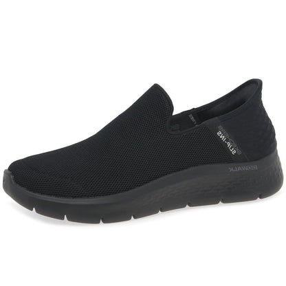 Skechers Men's Go Walk Flex No Hands Hands Free Slip-Ins Sneaker, Black, 11.5