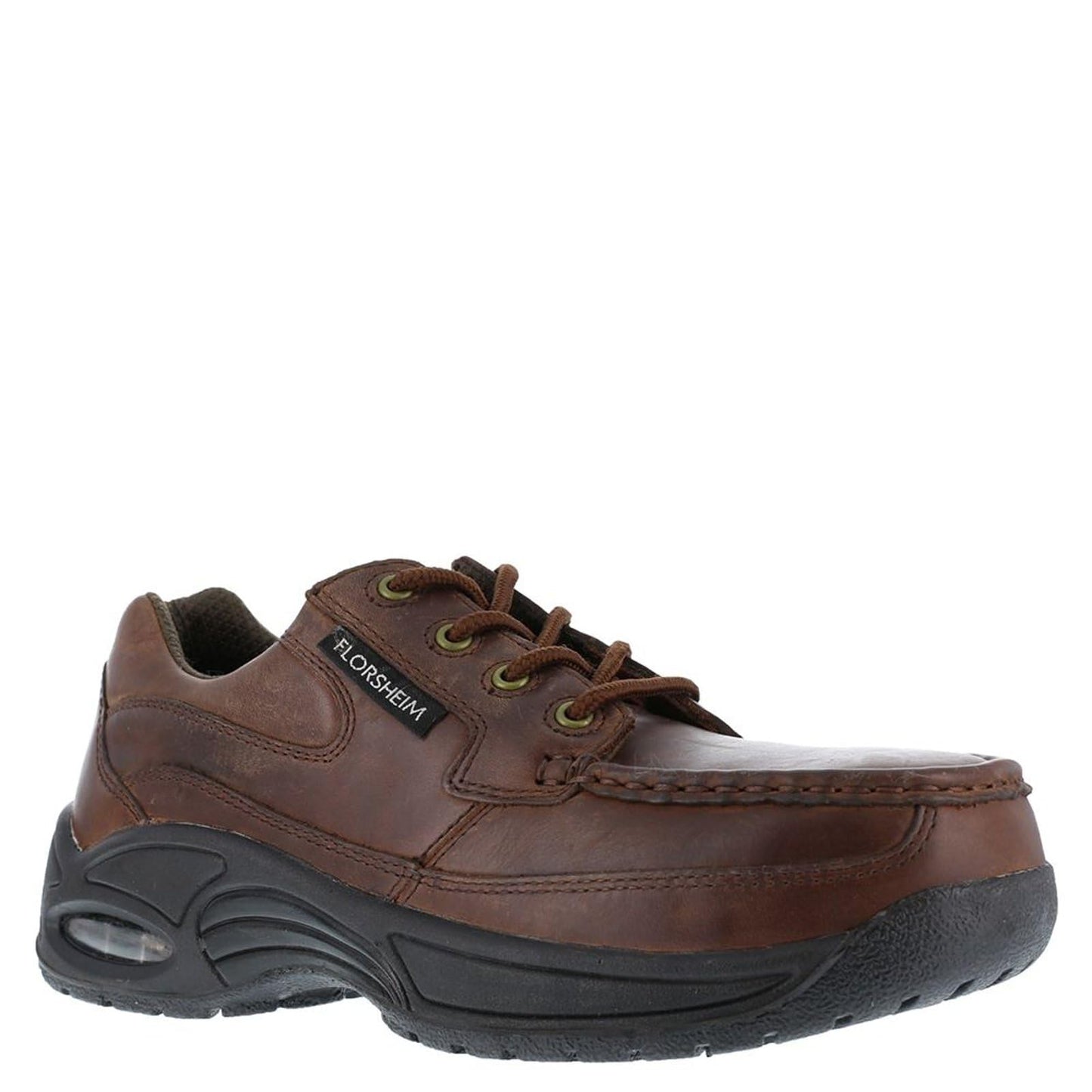 Florsheim Work Polaris Men's Oxford, 10 3E US, Copper