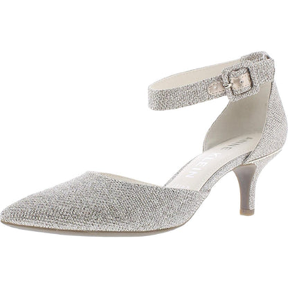 Anne Klein Womens Able Slip-On Flats - Comfortable Classic Dress Shoes for Office, Work & Formal Events, Platinum, 7.5