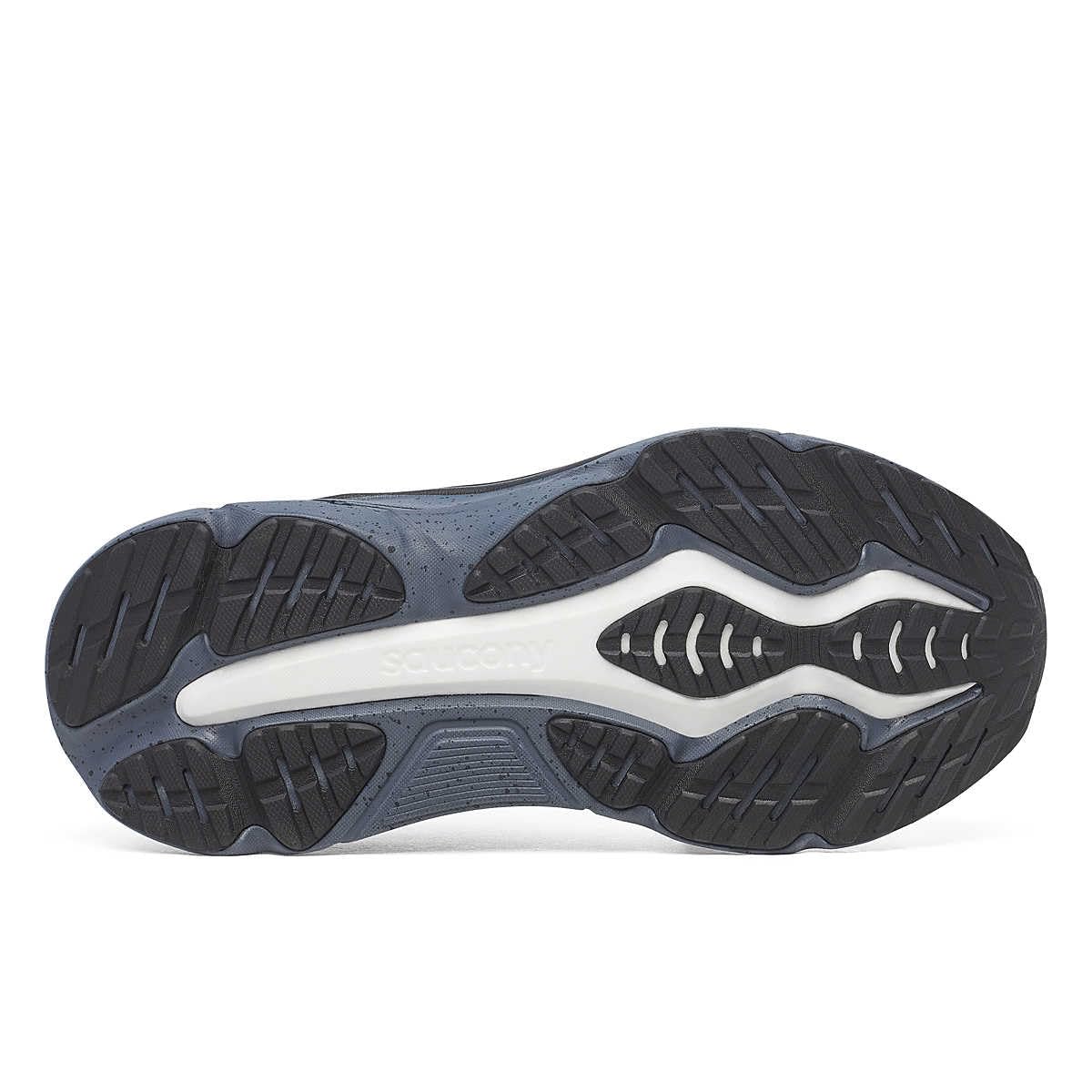 Saucony Men's Hurricane 25 Sneaker, Black/Shadow, 10.5
