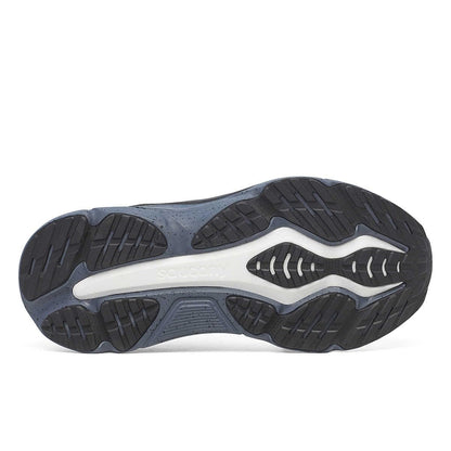 Saucony Men's Hurricane 25 Sneaker, Black/Shadow, 10.5