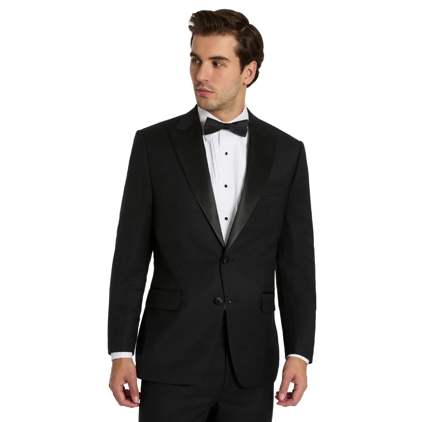 Michael Kors Black Plain Classic Sport Coats|Black,48L