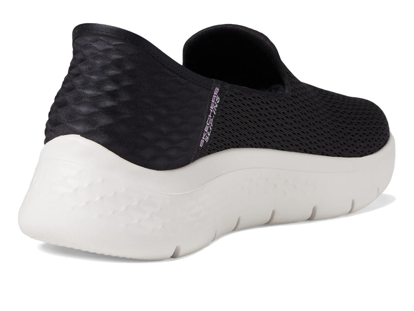 Skechers Women's Hands Free Slip-Ins Go Walk Flex-Relish Sneaker, Black/White, 8