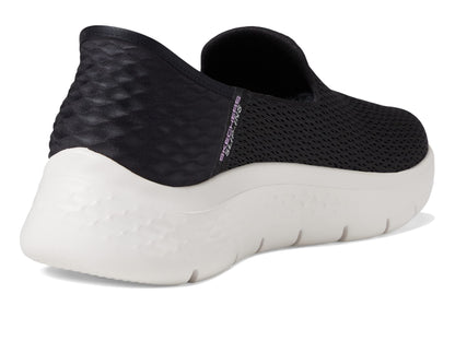 Skechers Women's Hands Free Slip-Ins Go Walk Flex-Relish Sneaker, Black/White, 8