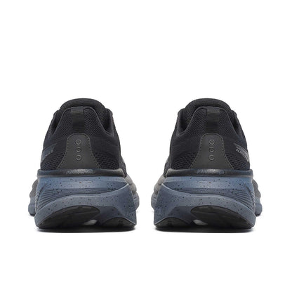 Saucony Men's Hurricane 25 Sneaker, Black/Shadow, 10.5