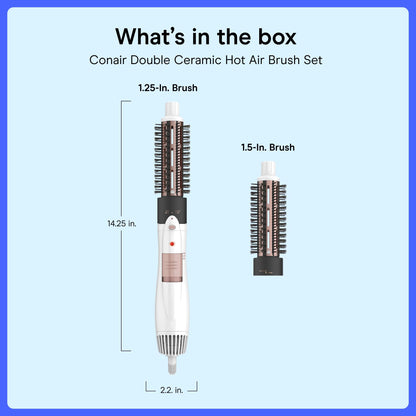 Conair Double Ceramic Hot Air Brush Set
