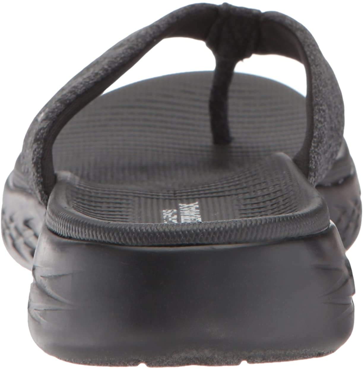 Skechers womens On-the-go 600 - Preferred Flip Flop, Black, 7 US