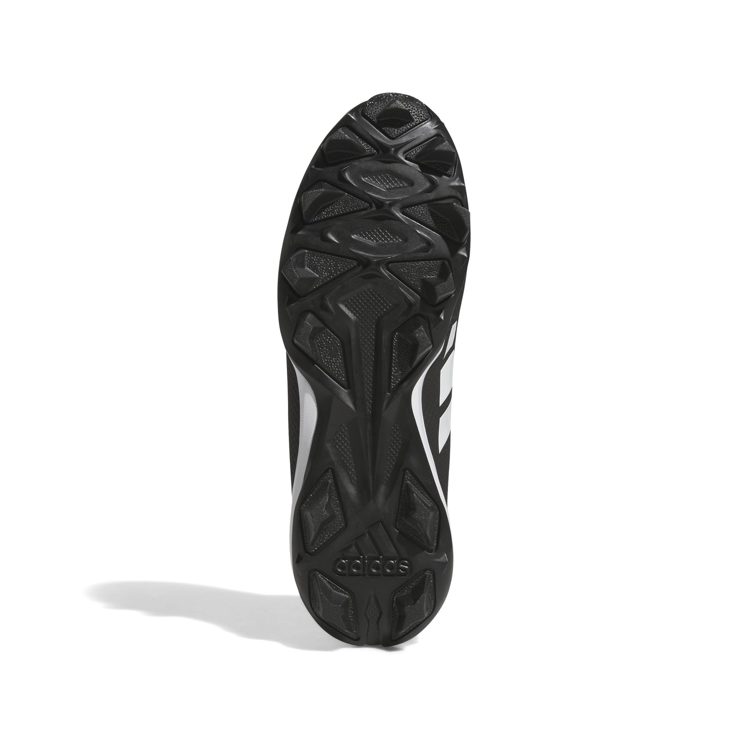 Adidas Men's Adizero Impact.2 Molded American Football, Black/White/Black, 7