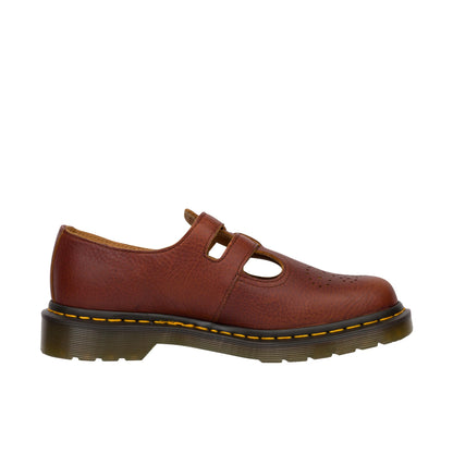 Dr. Martens Womens 8065 Ambassador Leather Mary Jane Shoe, Cashew, 7